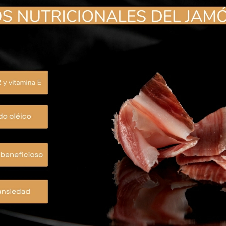 Beneficios nutricionales del jamón ibérico